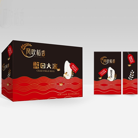北京風吹稻香蟹田大米（2.5kg×4）